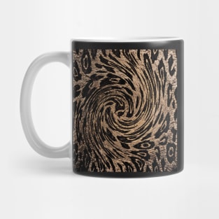 Animal Print Bold Brown and Black Mug